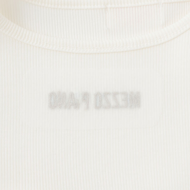 Lace-Up Ribbon Bustier & Long-Sleeve T-Shirt Set,Sax blue, medium image number 7