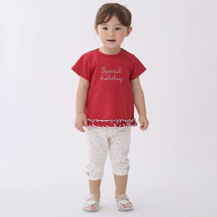 Affordable Girls Short Sleeve T-Shirt,Off white, medium image number 5