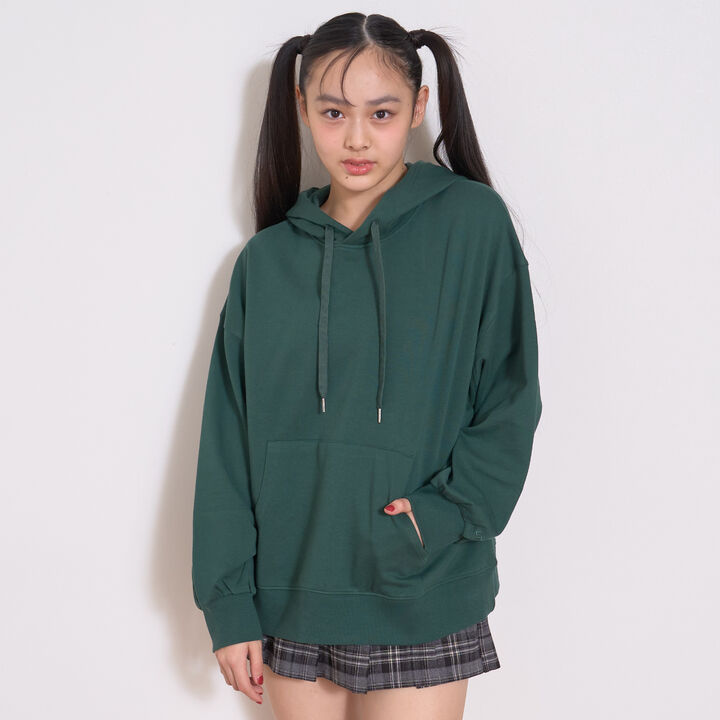 Wool Lined 100% Cotton Pullover Parka,Green, medium image number 0