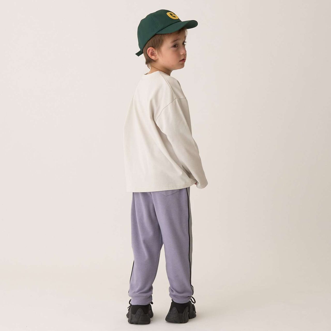 Tomo Pants with Side Line Tapered Design,Greige, large image number 37