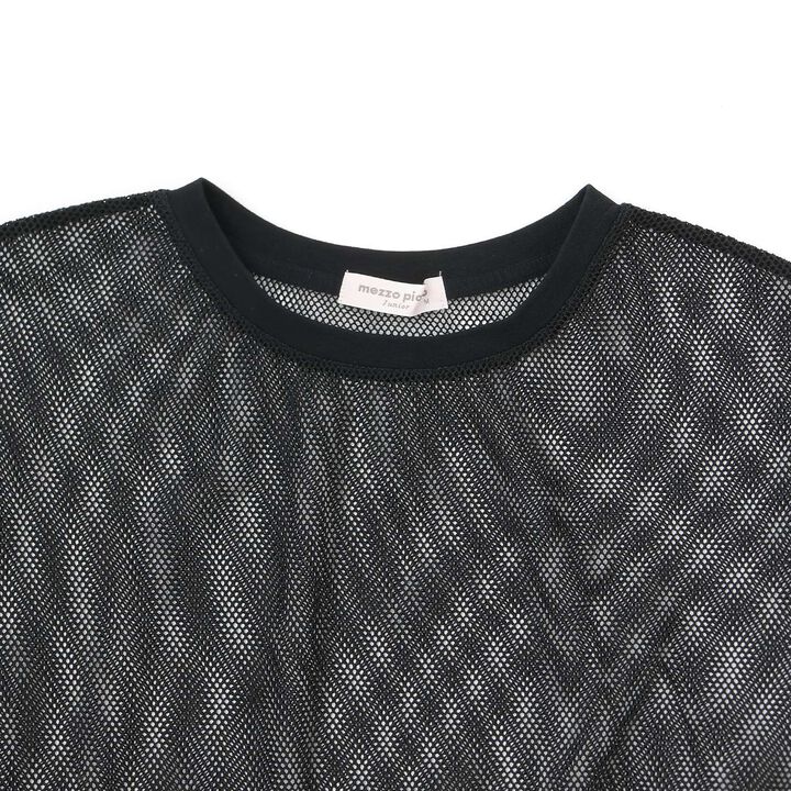 [Restock] Mesh T-Shirt & T-Shirt Set [Not Available in Direct Stores],Black, medium image number 6