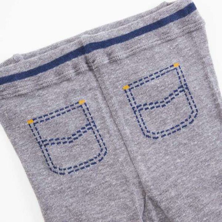 [Made in Japan] KPBOY Bear Ear Baby Tights Spats (7/8 Length) (0-0),Navy, medium image number 4
