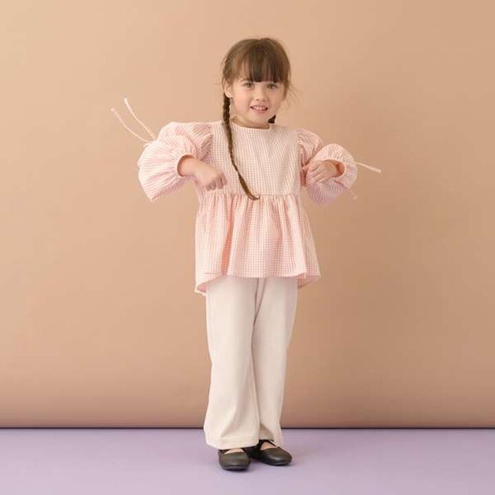 Voluminous Peplum Blouse,Brown, medium image number 16