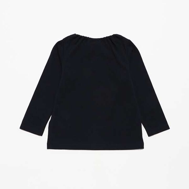 990T Long-Sleeve Bear Ribbon Sweets,Pink, medium image number 1