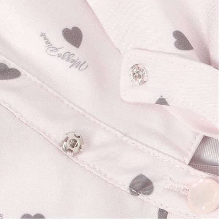 Frill Blouse with Bow Tie and Heart Pattern,Off white, medium image number 11