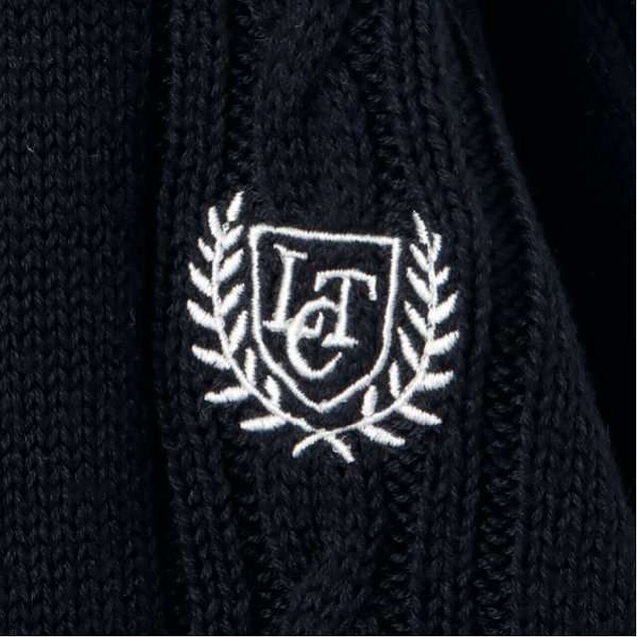 [Graduation Attire] Washable Knit Cardigan,Navy, large image number 9