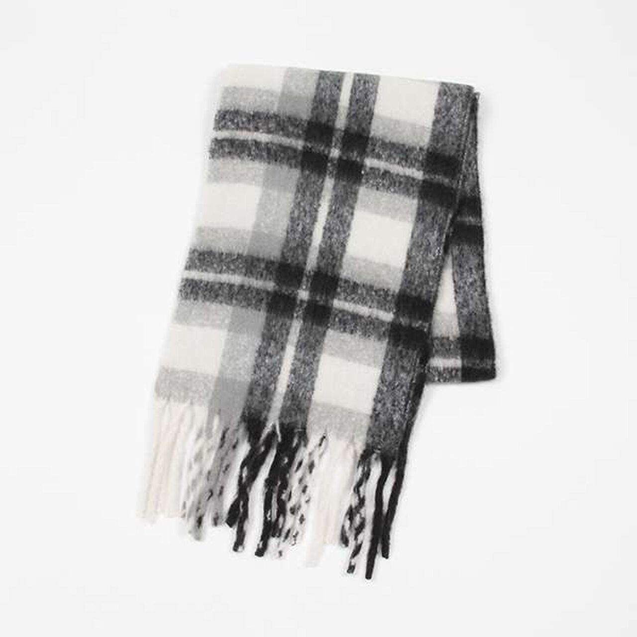 Volume Fringe Scarf,Sax blue, large image number 7