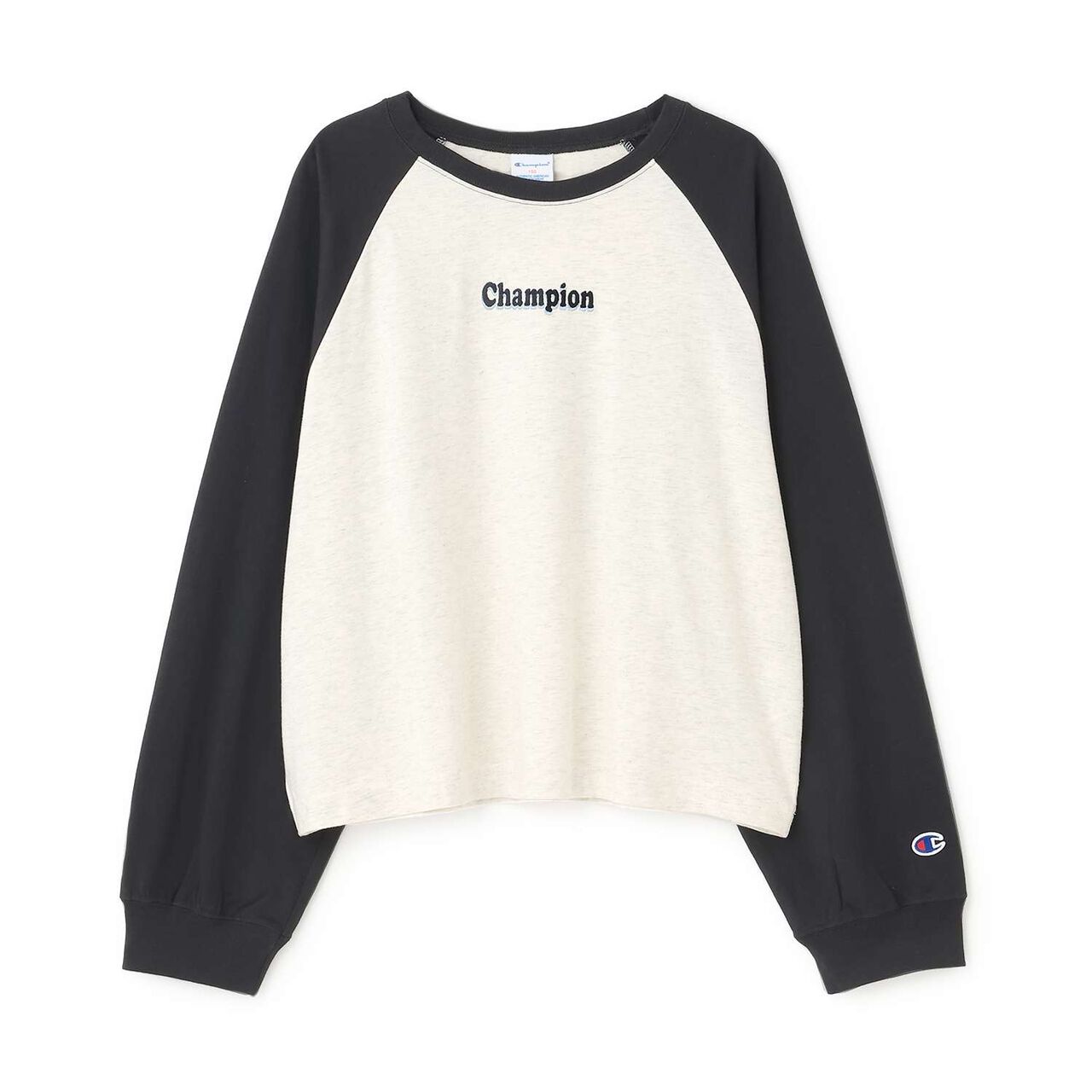 [Champion] 100% Cotton Raglan Long Sleeve T-Shirt,Green, large image number 10
