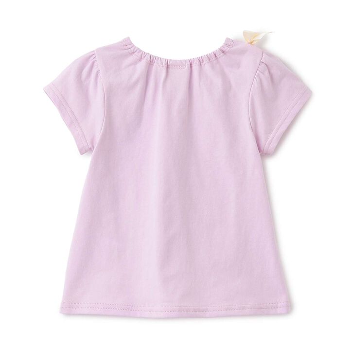 Rabbit Motif Small Shoulder Bag T-Shirt,Black, medium image number 1