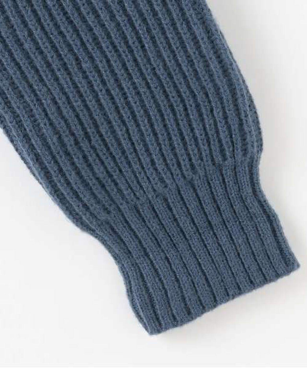 Stand Zip Knitwear,Top gray, large image number 3