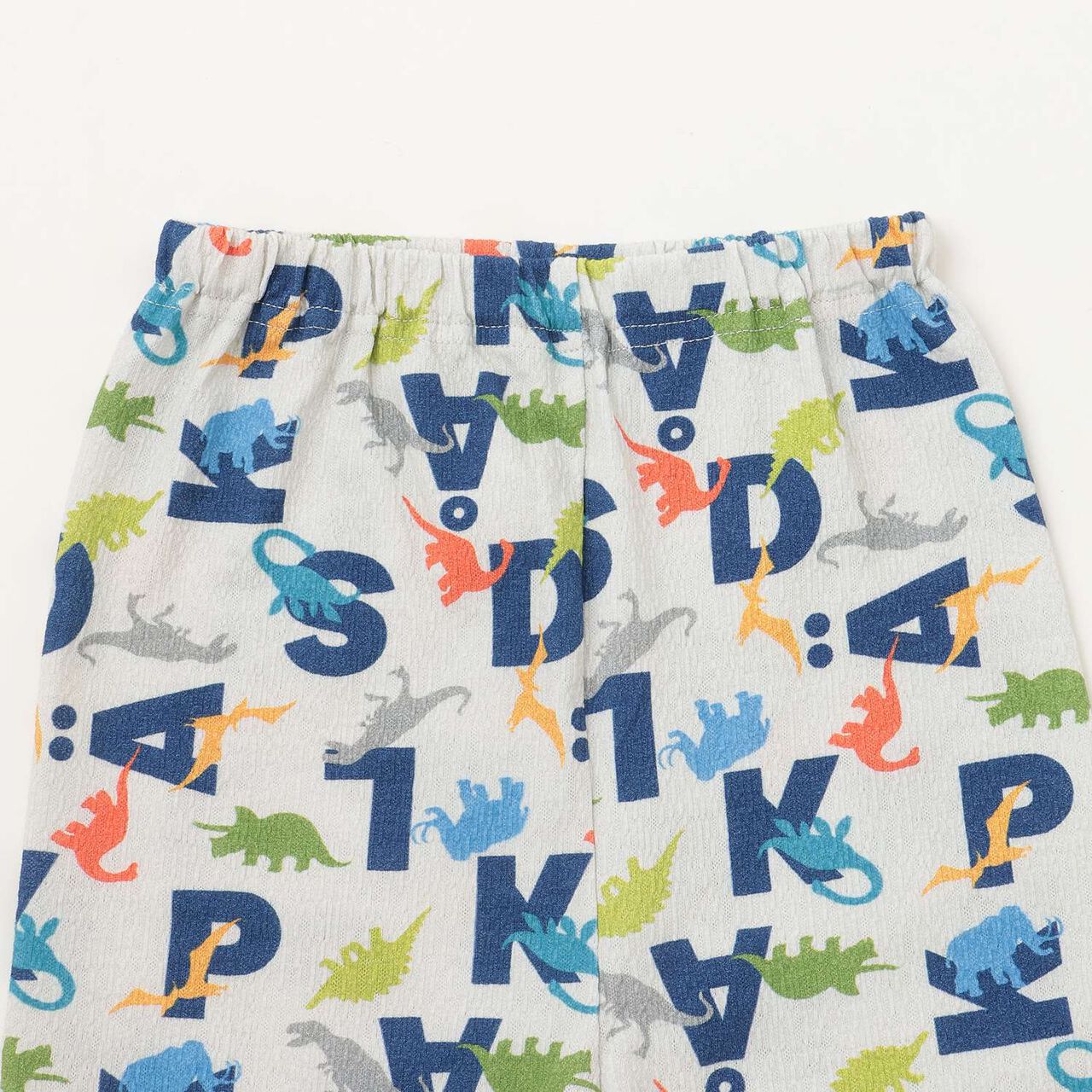 All-Over Pattern Short-Sleeve Loungewear,Sax blue, large image number 6