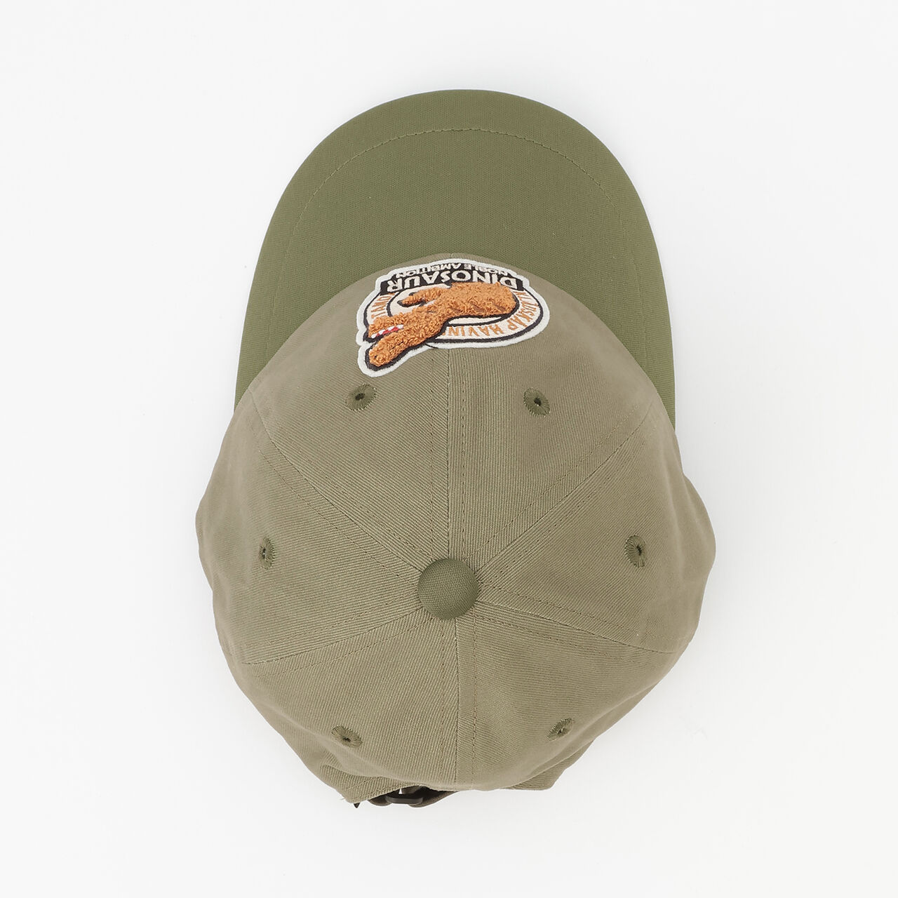 Dinosaur Sagara Embroidery Cap,Khaki, large image number 11