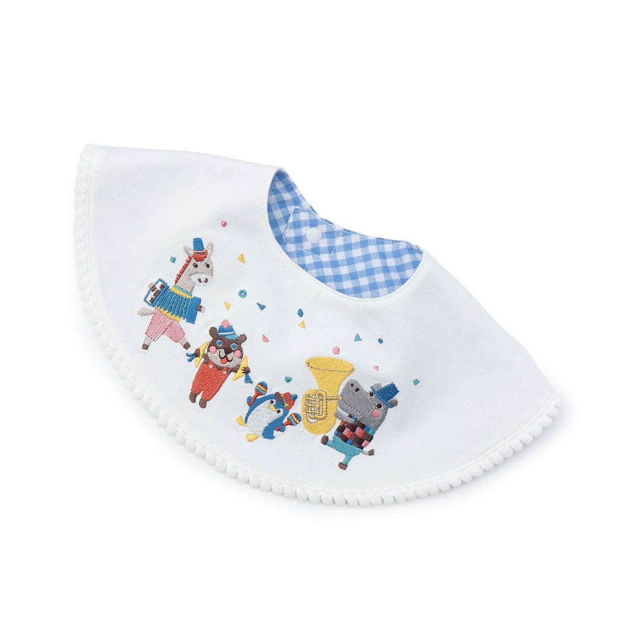 Korobokkuru Bib,Off white, large image number 0
