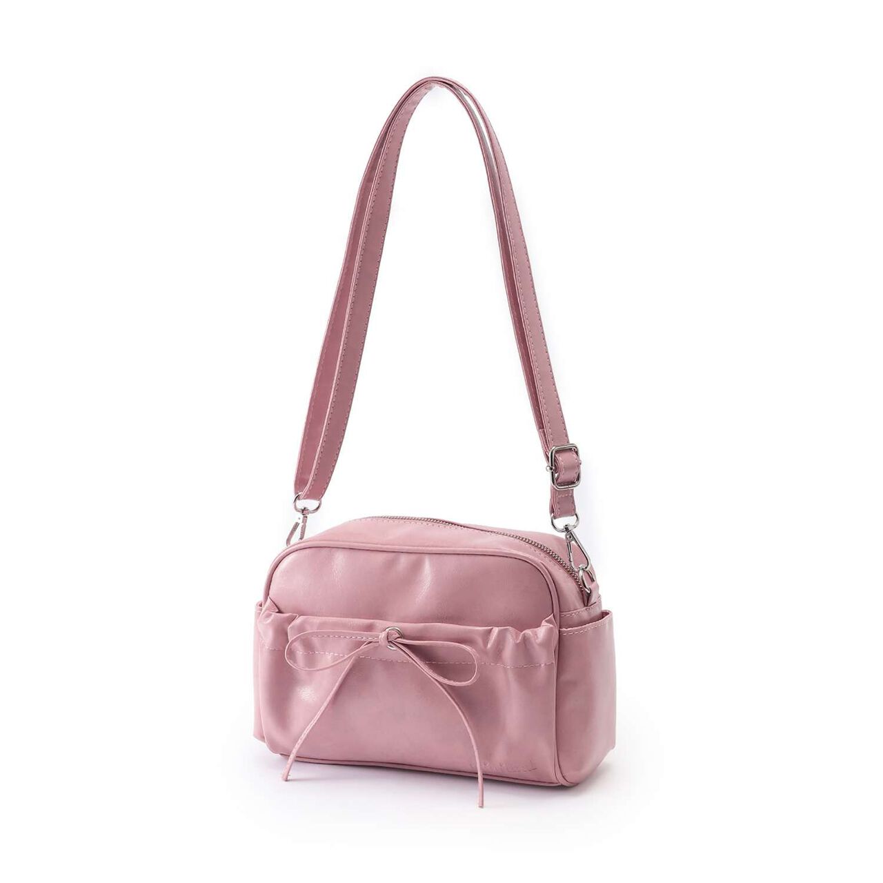 Ribbon Shoulder Bag,Pink, large image number 0