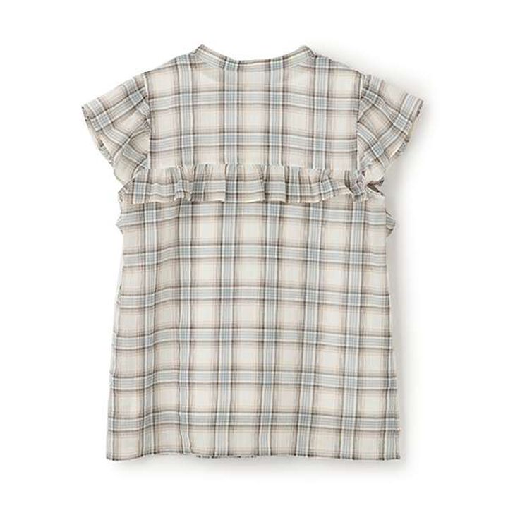 Frill Blouse,White, medium image number 1