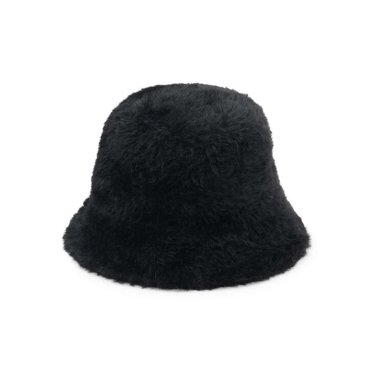 [LTXC] Shaggy Bucket Hat,Black, medium image number 0
