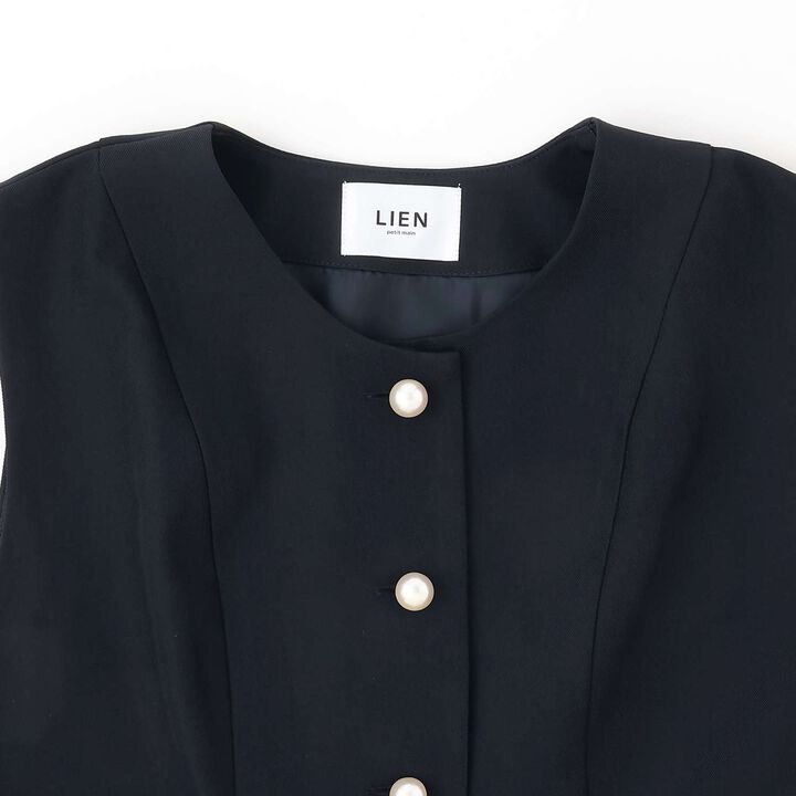 [Formal] No-Collar Gilet,Gray, medium image number 12