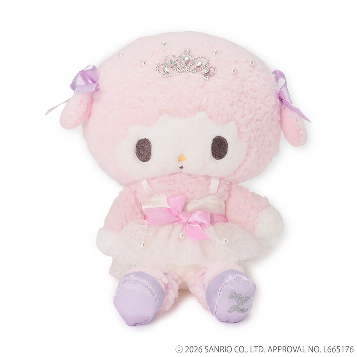 [My Melody/My Sweet Piano] Plush Shoulder Bag,Light pink, medium image number 0