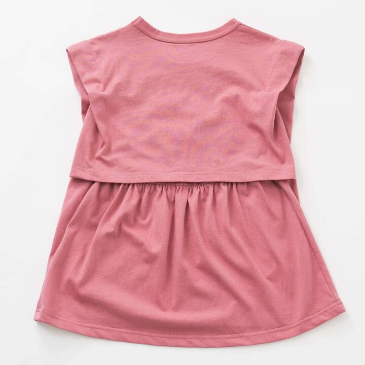 Short-Sleeve Tunic T-Shirt,Pink, medium image number 9