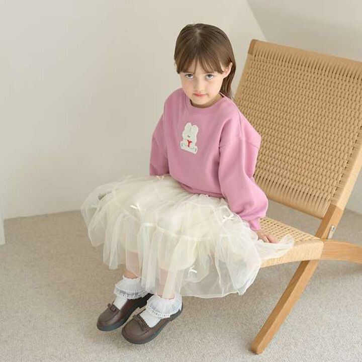 Pilling-Resistant Fleece Sweatshirt,Milky white, medium image number 2