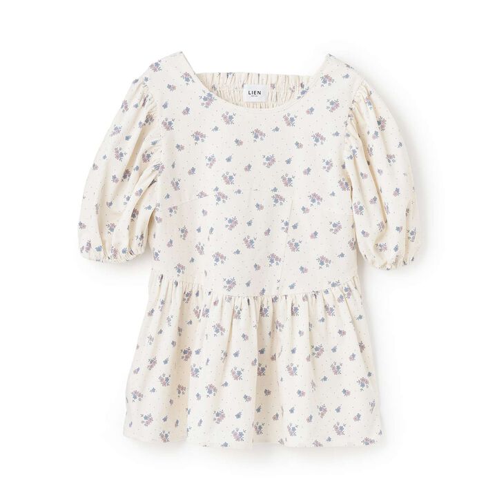 [Link] Puff Sleeve Tunic,Ivory, medium image number 0