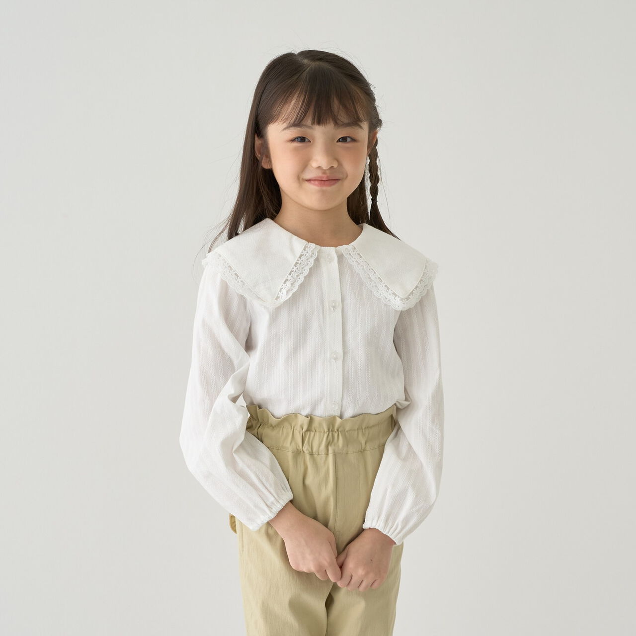 [Either Way Is Fine] 2WAY Blouse,Off white, large image number 3