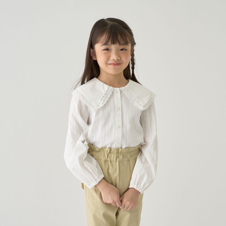 [Either Way Is Fine] 2WAY Blouse,Off white, medium image number 3