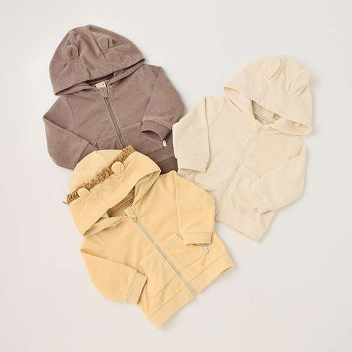 [Weak Acidity] Animal Zip Parka,Ivory, medium image number 7