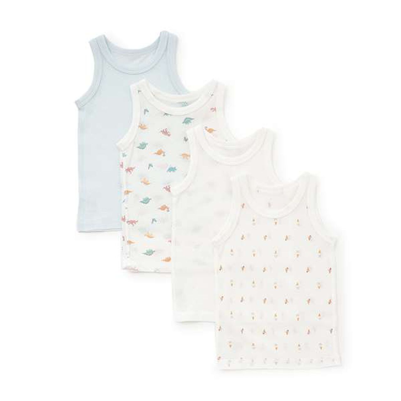 [Weak Acidity] Mesh Tank Undergarments 2P,Ivory, large image number 7