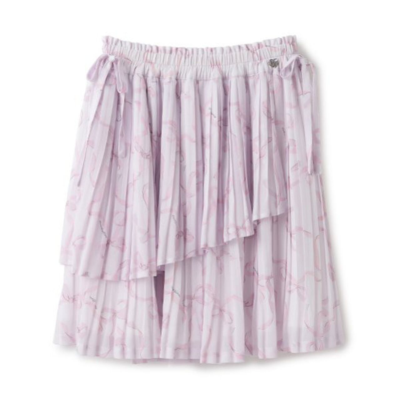 Random Pleated Skirt,Black, large image number 5