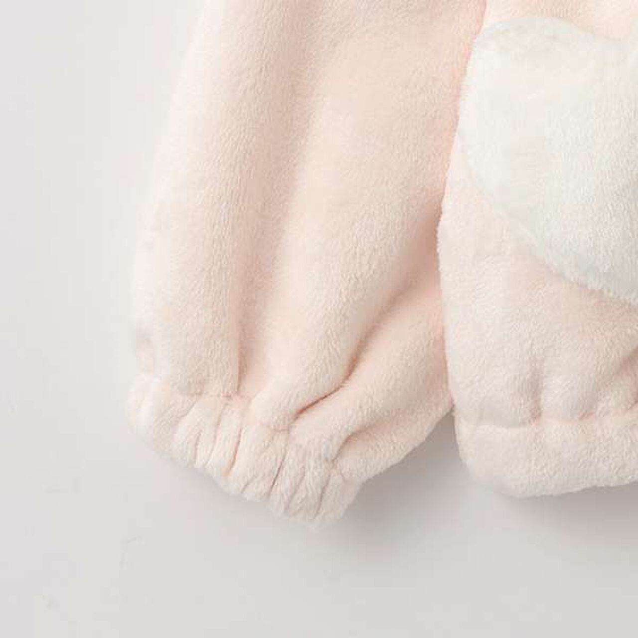 Bear Ear Fur Coat,Beige, large image number 6