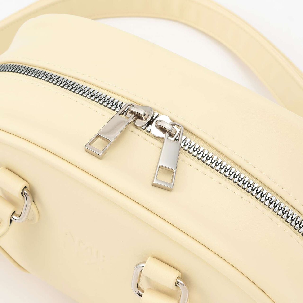 [LTXC] Embossed Mini Handle Boston Bag,Ivory, large image number 7