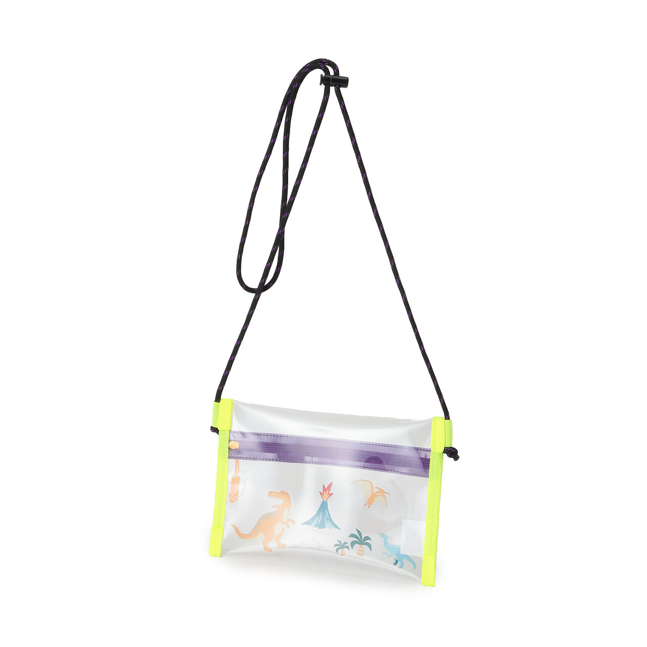 Dinosaur Clear Sacoche Bag,Multi color, large image number 1
