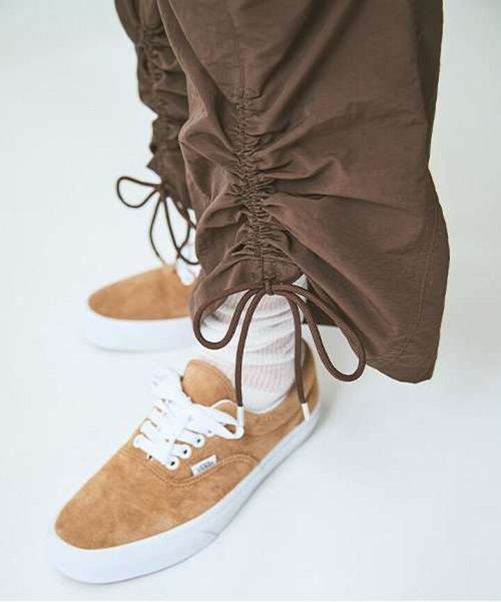 Shirred Wide Pants,Navy, medium image number 18