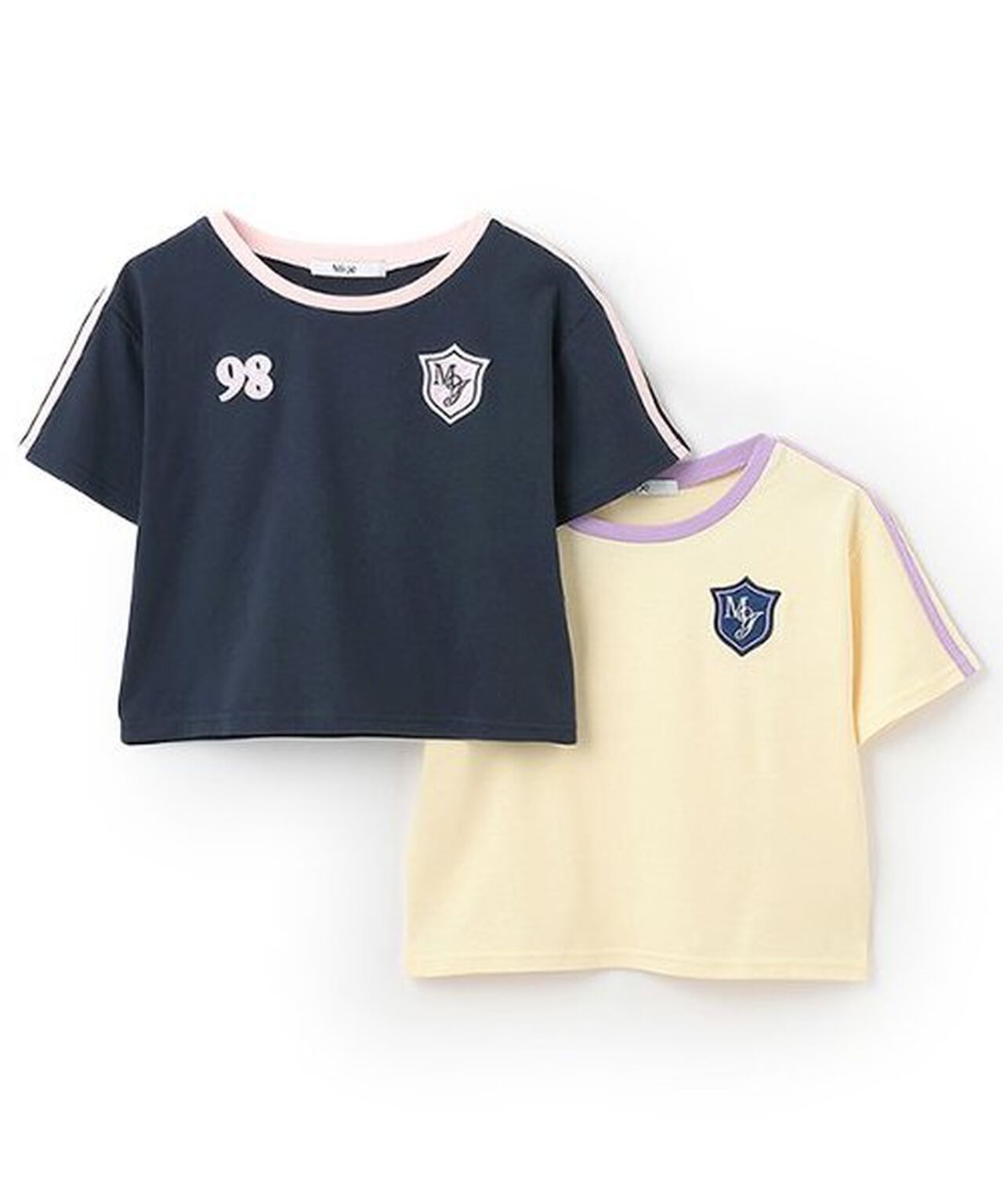 Line Compact Short Sleeve T-Shirt,Cream, large image number 12