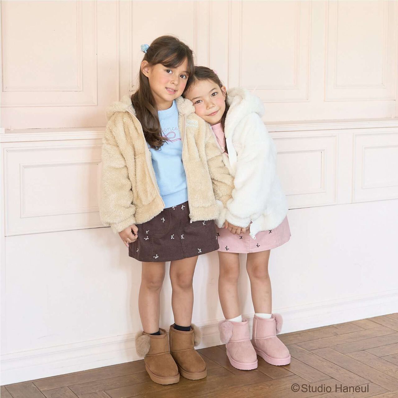 [Studio Hanul] Pam & Tarte Fluffy Zip Parka,Beige, large image number 21