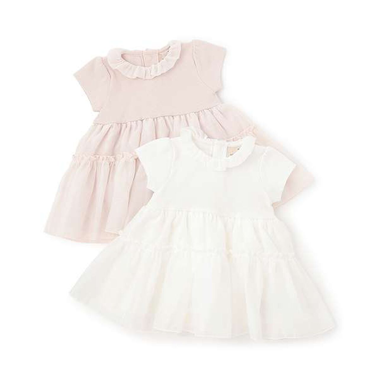 [Link] Organza OP Romper,Ivory, large image number 6