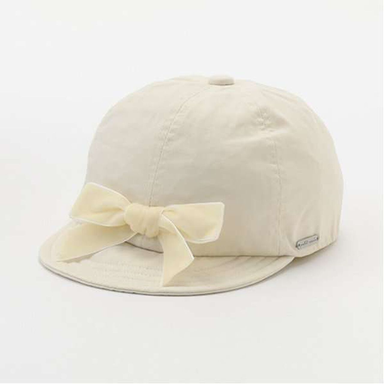 Velour Ribbon Cap,Ivory, large image number 0