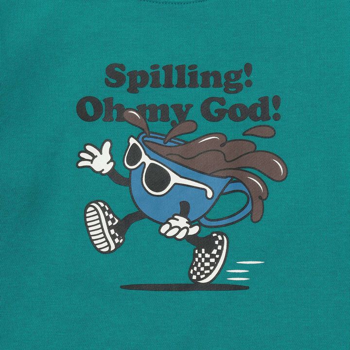 OMG Print Pullover,Blue green, medium image number 6