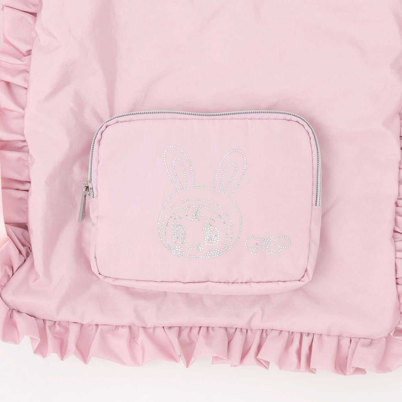 A4-Compatible Water-Repellent Sparkling Bellie Knapsack,Pink, large image number 3