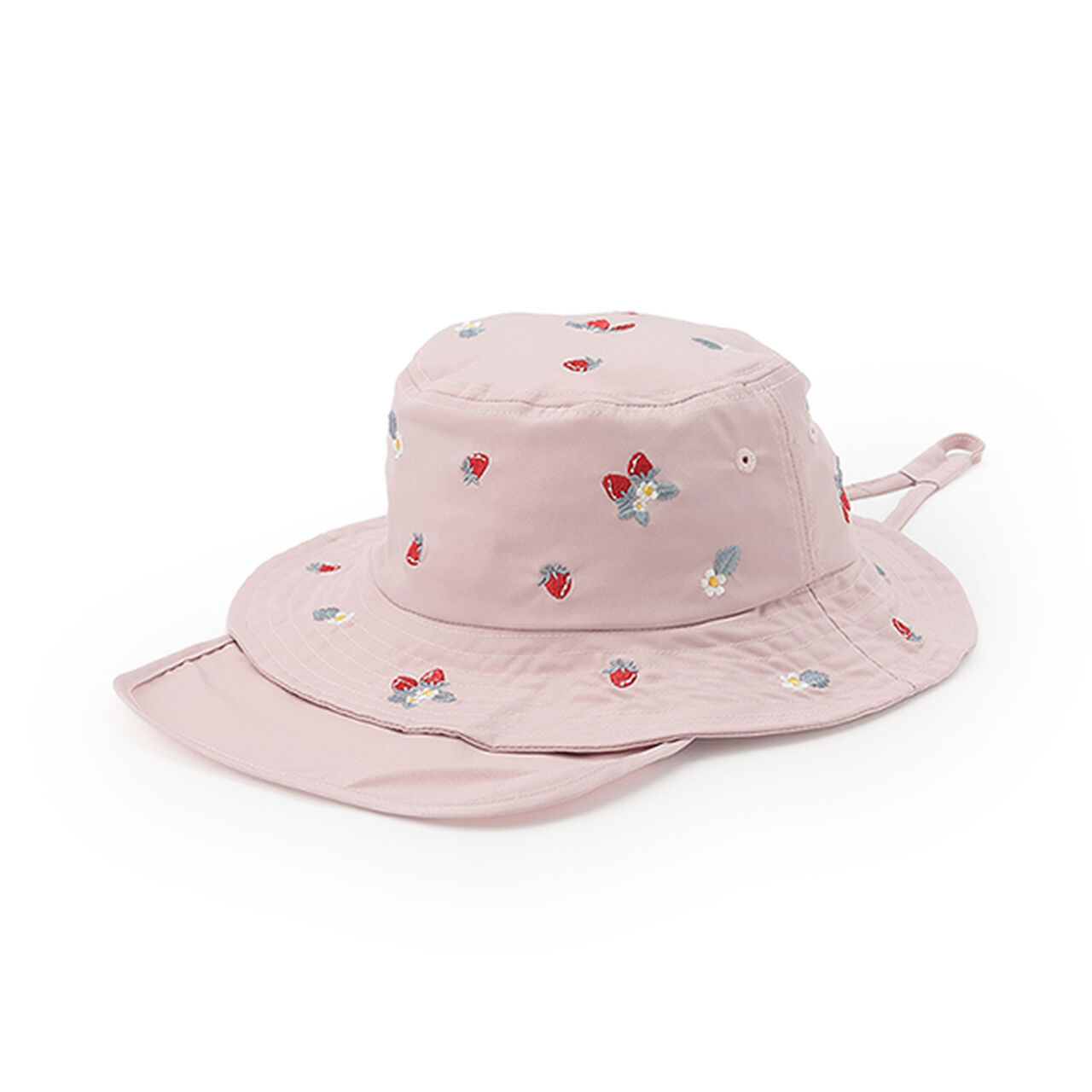 [Heat-Resistant] Embroidered Bucket Hat,Lavender, large image number 15