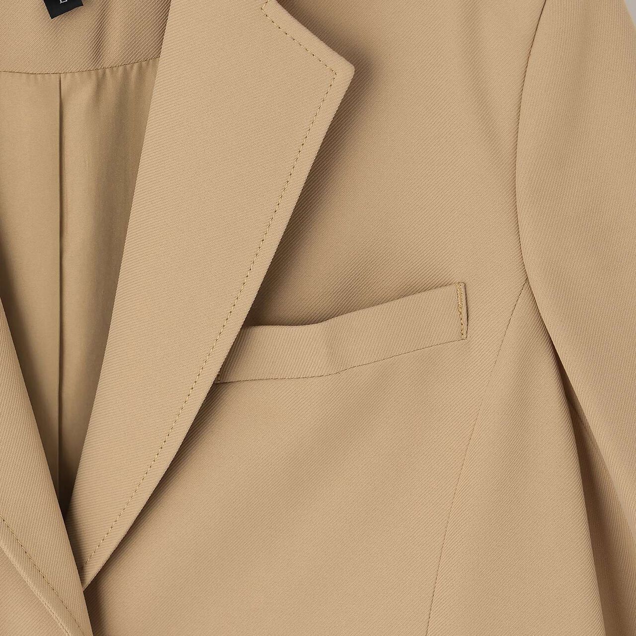 [Graduation Attire] Emblem Tailored Jacket,Beige, large image number 10