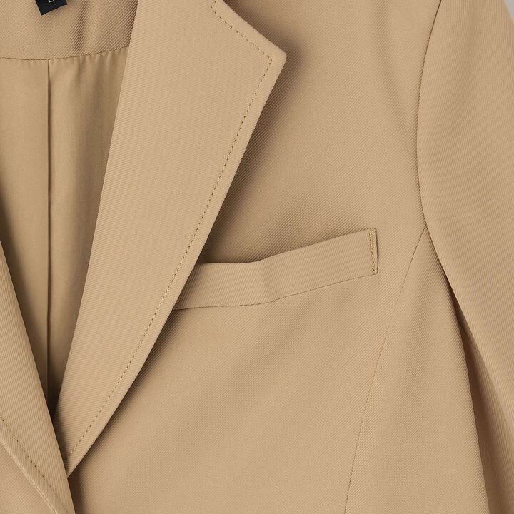 [Graduation Attire] Emblem Tailored Jacket,Beige, medium image number 10