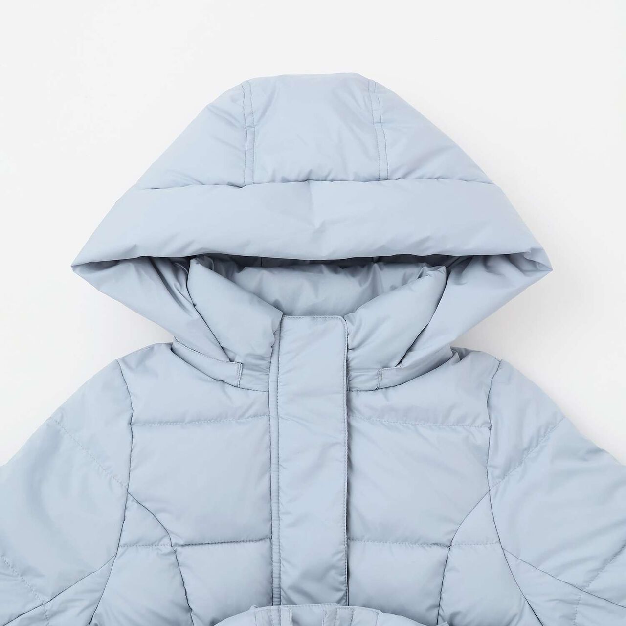 Water-Repellent Ribbon Belt Long Down with Beautiful Silhouette,Pink, large image number 2