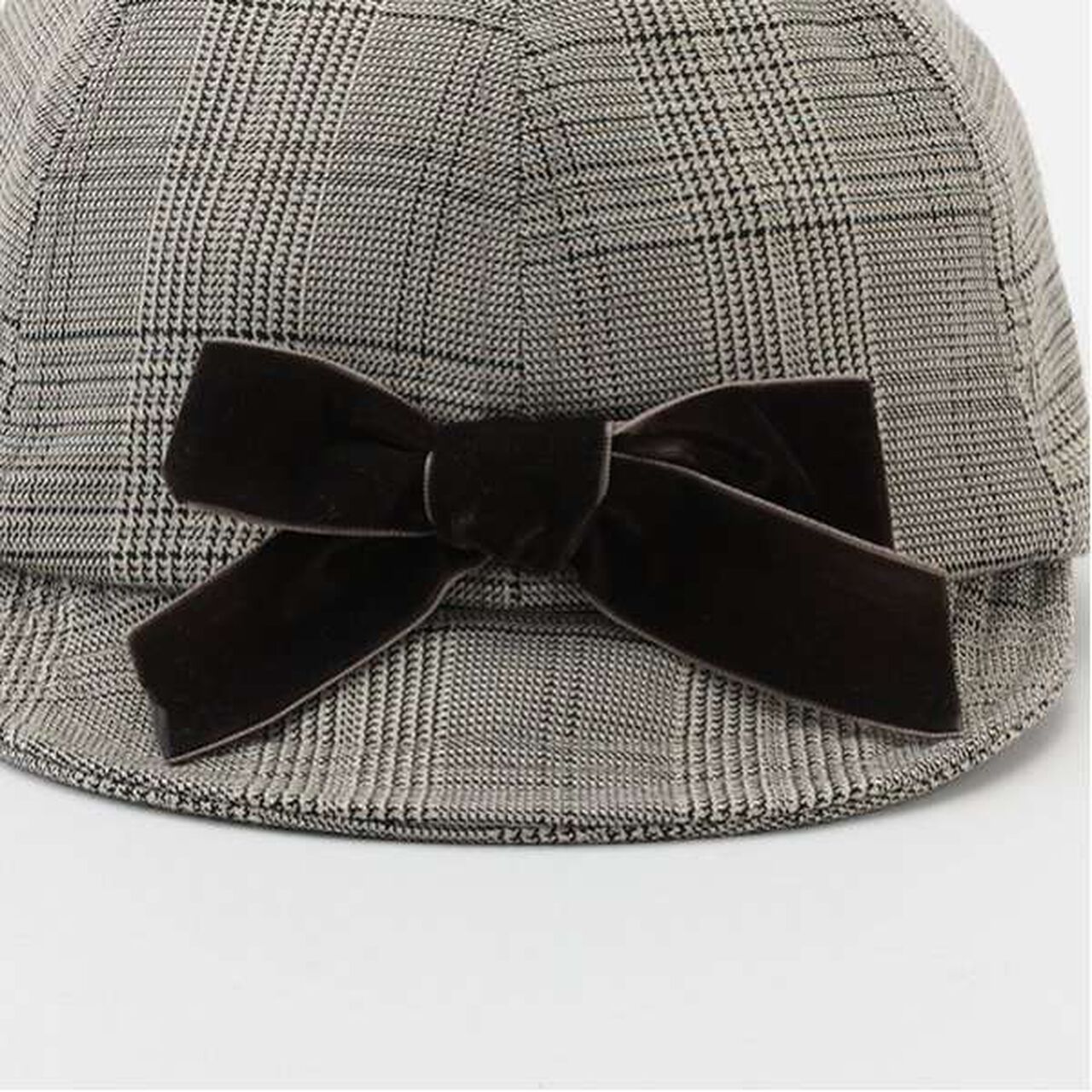 Velour Ribbon Cap,Ivory, large image number 9