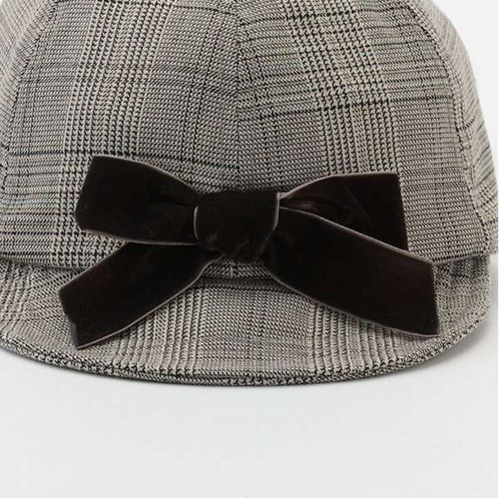 Velour Ribbon Cap,Ivory, medium image number 9