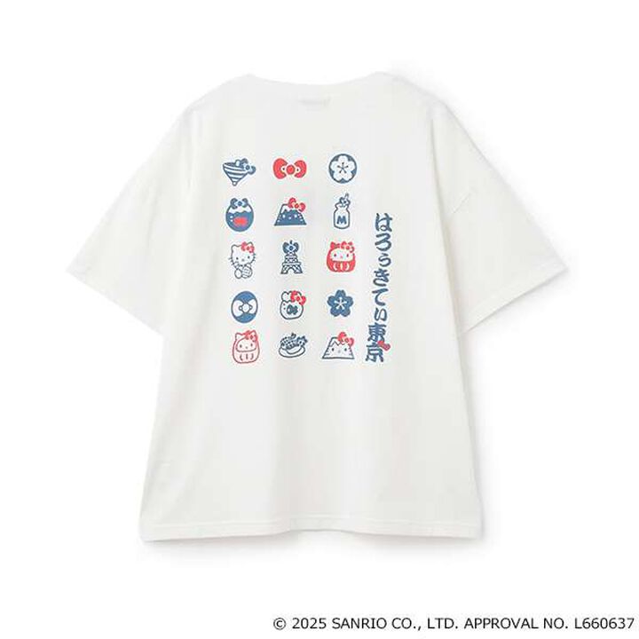 Hello Kitty Japanese Style T-Shirt,Off white, medium image number 19