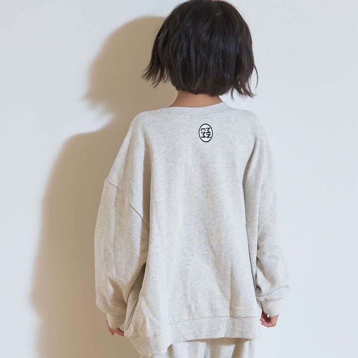 [Muteki Sweatshirt] Stain-Resistant, Quick-Dry & Anti-Pill Wide Sweatshirt [MNCM],Purple, medium image number 1