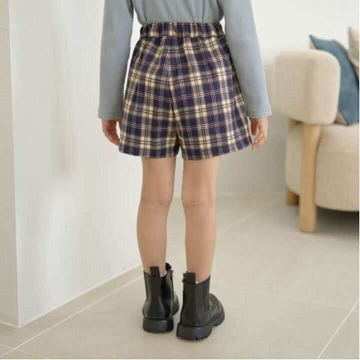 Tuck Pleated Skirt-Pants,Light gray, medium image number 2