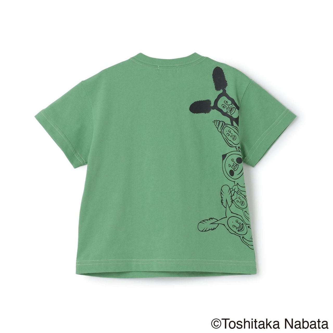 [Kobito Zukan] Pocket Short Sleeve T-Shirt,Green, large image number 1